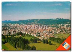 Modern Postcard La Chaux de Fonds Aerial view