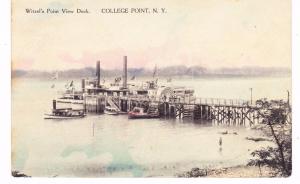 COLLEGE POINT QUEENS, WITZEL'S POINT VIEW DOCK FERRY, LONG ISLAND, NYC