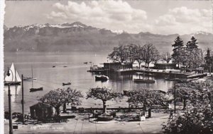 Switzerland Ouchy Le Quai 1956 Photo