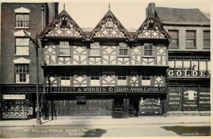 C-1910 Gloucester UK Robert Raines House RPPC real Photo postcard 8929