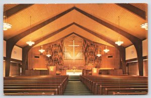 Venice FL~Grace United Methodist Church~Interior View~Moeller Pipe Organ~Vtg PC