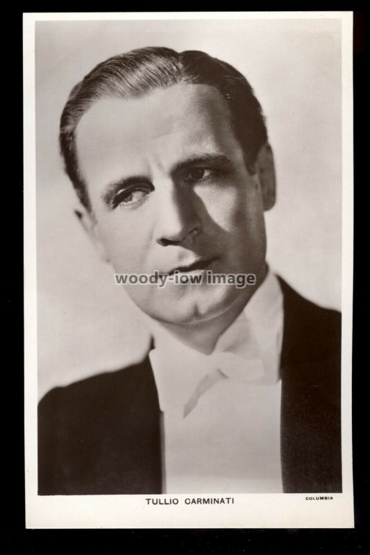 b1621 - Film Actor - Tullio Carminati - Picturegoer No.899 - postcard