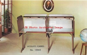 Advertising Postcard, McNeff Industries Inc., Acousti Carrel, Dallas, Texas