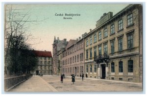 c1910 Ceske Budejovice Beseda Czech Republic Czechia Antique Unposted Postcard