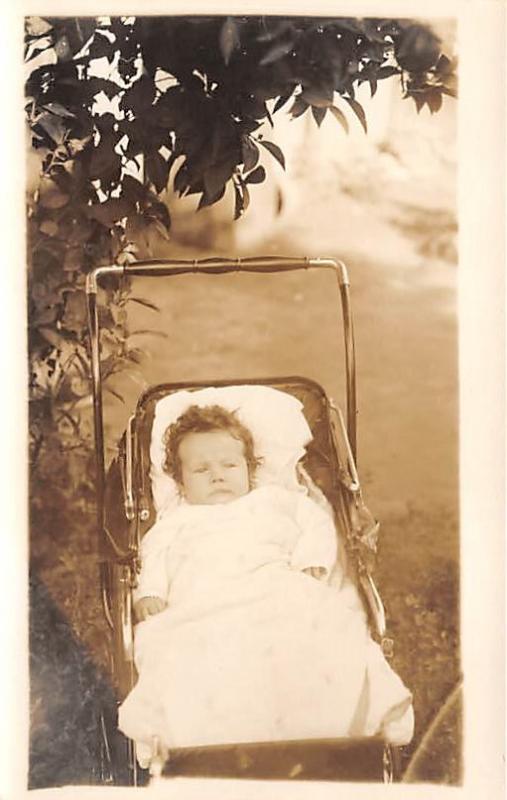 Little baby in stroller Child, People Photo Unused 