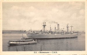 SS Steenstraete Compagnie Maritime Belge Ship Unused 