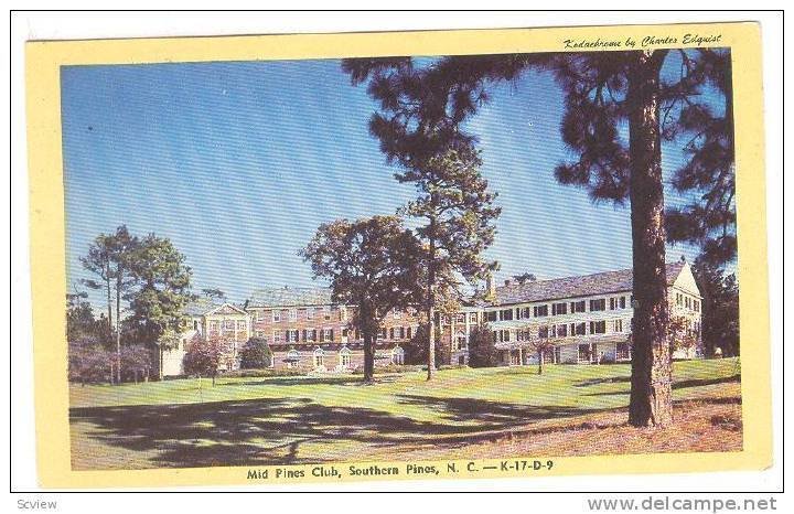 Mid Pines Club, Southern Pines, North Carolina, 1940-1960s