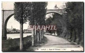 Postcard Old Sand Road Solesmes