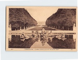 Postcard Bassin D'Apollon Et Le Tapis Vert, Versailles, France