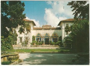 Vizcaya Museum And Gardens, Miami, Florida, 1983 Chrome Postcard