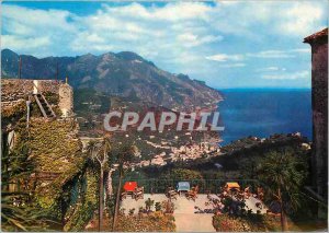 Postcard Modern Ravello Hotel Panorama Garden Parzifal