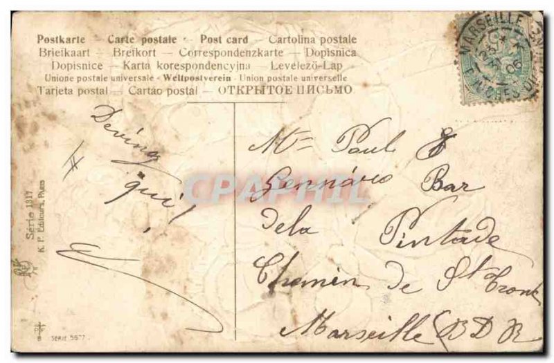 Postcard Old Man Fantasy Children Babies