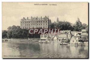 Old Postcard Sable sur Sarthe Le Chateau