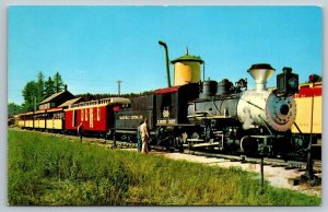 Railroad Postcard - Black Hills Central RR - Narrow Gauge Train - South Dakota