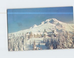 Postcard Mount Hood & Timber Line Lodge Oregon USA