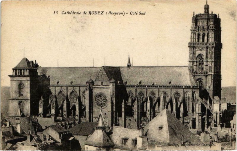 CPA Cathédrale de RODEZ - Cote Sud (109616)