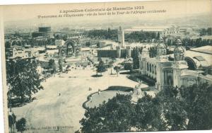 CPA MARSEILLE EXPO Coloniale 1922-Panorama de l'Esplanade pris ... (174662)