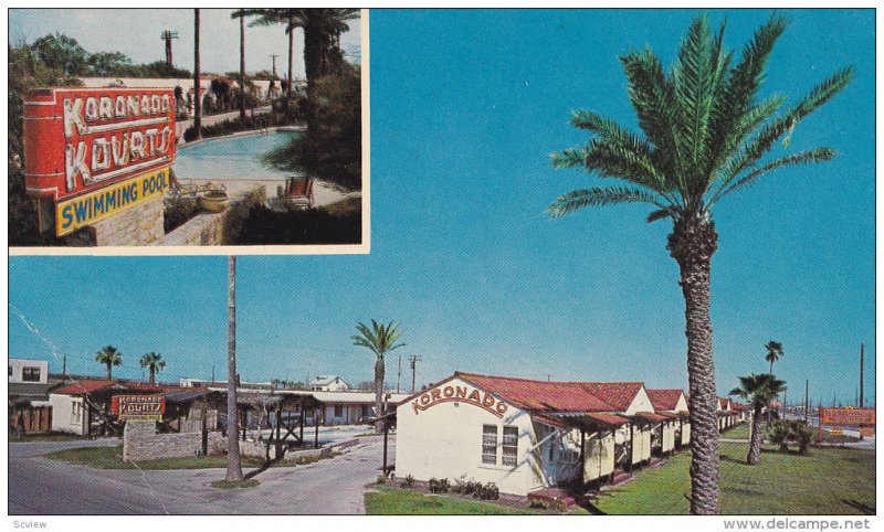 Swimming Pool, Koronado Motel, CORPUS CHRISTI, Texas, 40-60´s