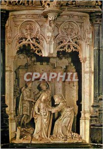 Modern Postcard Bourg en Bresse (Ain) Brou Church (XVI century) Altarpiece of...