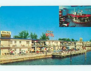 Unused Pre-1980 BLUE BAY RESTAURANT & MOTEL Miami Beach Florida FL s6747