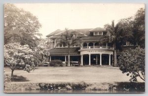 Hawaii RPPC Haleiwa Hotel Real Photo c1930 Postcard U24