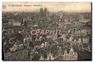 Brussels Old Postcard Panorama