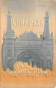 Entrance to Luna Park Coney Island, NY, USA Amusement Park 1907 