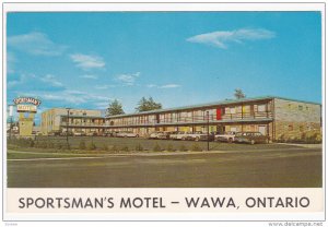 WAWA, Ontario, Canada, 1940-1960's; Sportsman's Motel, Classic Cars