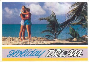 Postcard Holiday Dream couple on beach