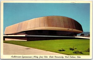 VINTAGE POSTCARD MOBY JIM AUDITORIUM COLORADO STATE UNIVERSITY FORT COLLINS 1965