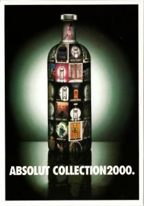 Absolut Collection 2000 Vodka Postcard from Italy