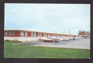 WHEATON MINNESOTA WHEATON MOTEL OLD CARS VINTAGE ADVERTISING POSTCARD