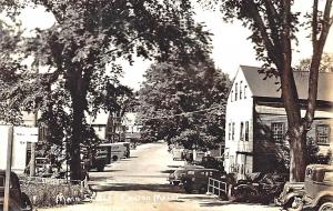 Canton ME Main Street Storefronts Delivery Trucks Old Cars RPPC