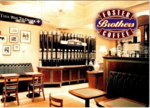 Advertising  FOSTER BROTHERS COFFEE SHOPS Washington DC~Chicago  4X6 Postcard