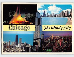 Postcard Views of Chicago The Windy City Chicago Illinois USA