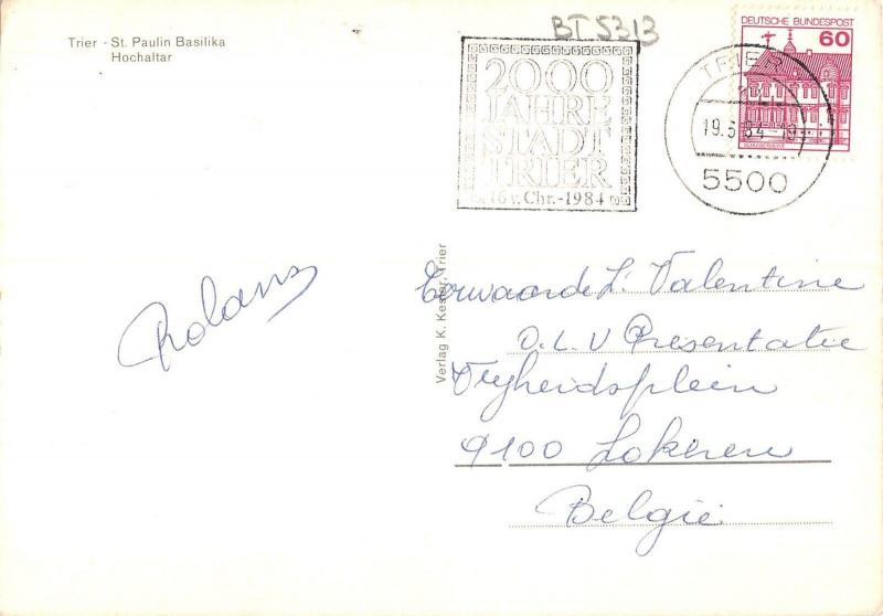 BT5313 Trier st paulin basilika hochaltar    Germany