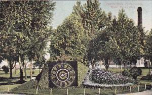 Floral Clock Water Works Park Detroit Michigan