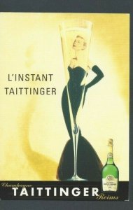 Post Card France Taittinger Reims Champagne Advertising  4 X 6