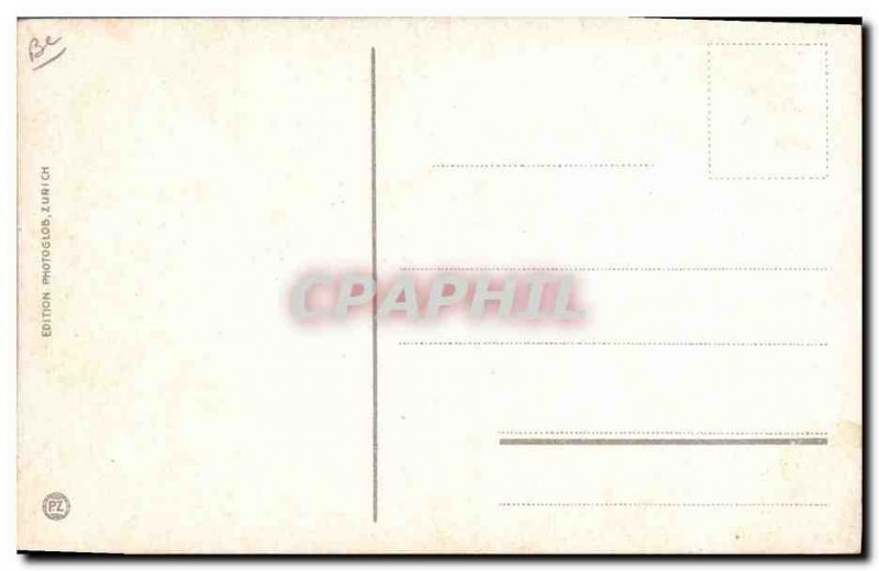 Old Postcard Folklore Alphornbl?ser