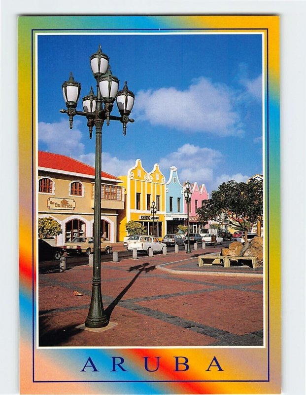 Postcard Strada Shopping Square Aruba