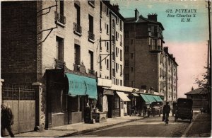 CPA PUTEAUX Rue Charles X (1322425)