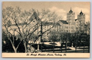 Techny IL~St Mary's Mission House~College & Seminary~Reflection Pool~Vintage PC