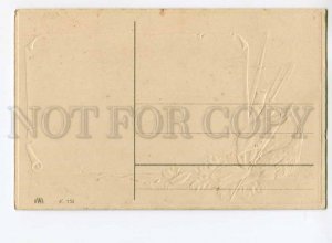 275837 WWI Germany PROPAGANDA Eagle FLAG vintage EMBOSSED PC