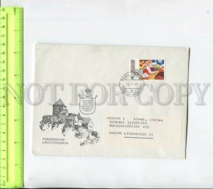 468313 Liechtenstein 1988 year Vaduz real posted to Germany cover