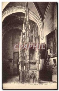 Old Postcard Avignon The Cathedral Tomb of Pope John XXII