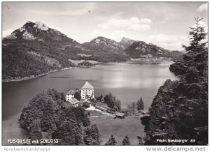 Austria Fuschlsee mit Schloss Photo