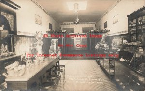 CA, Pasadena, California, RPPC, Maryland Sweet Shop Interior View