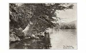 Vintage Postcard 1920's The Hemlocks Lake View Holderness New Hampshire NH