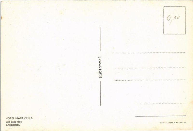 CPM AK Hotel Marticella ANDORRA (1280331)