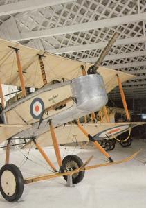 Vickers FB5 Gunbus 2345 Military Museum Exhibit War Plane Postcard